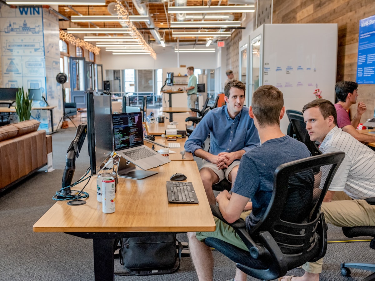 Team planning a market entry strategy
