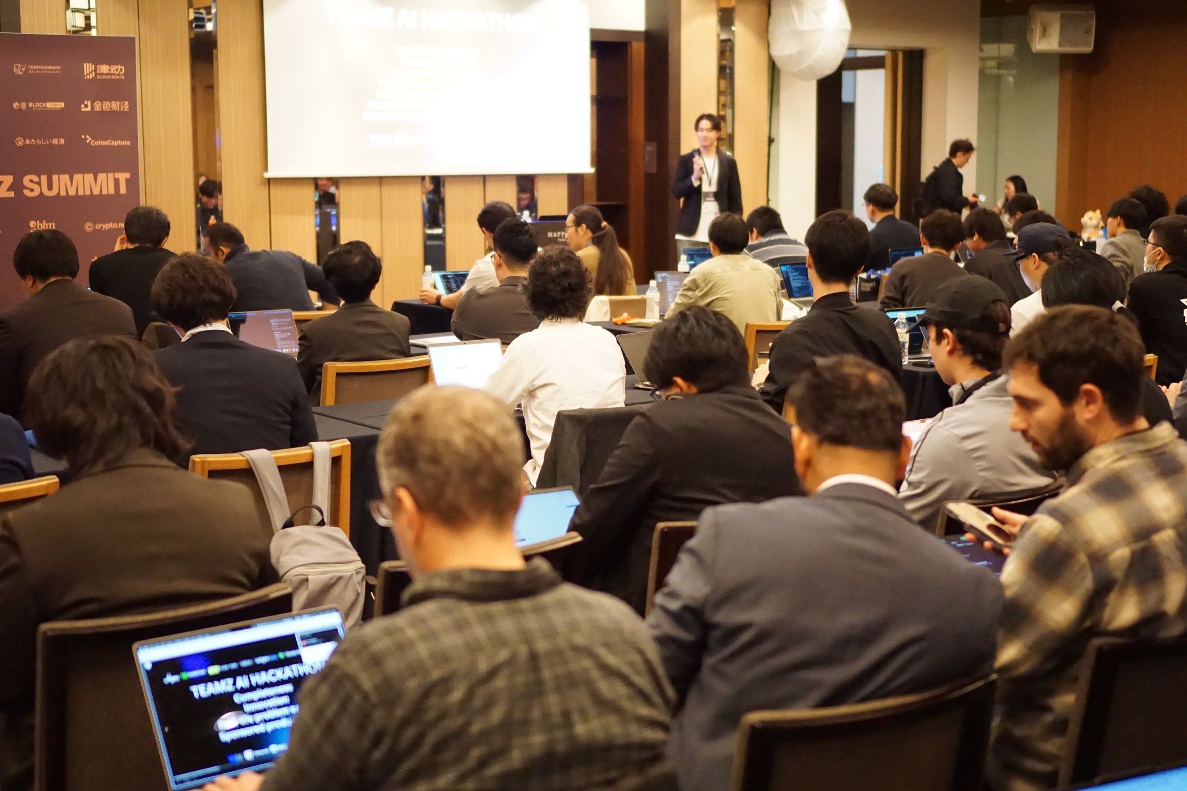Japan-based team and audience at a market entry event